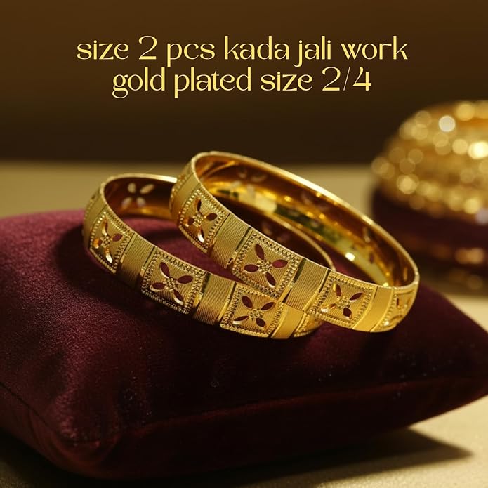 Traditional Gold Statement Bangle