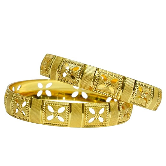 Traditional Gold Statement Bangle
