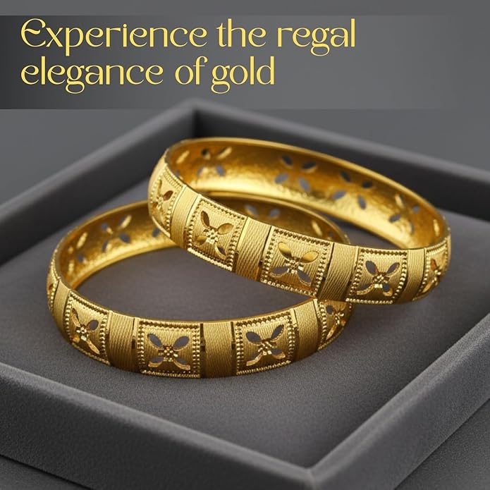Traditional Gold Statement Bangle